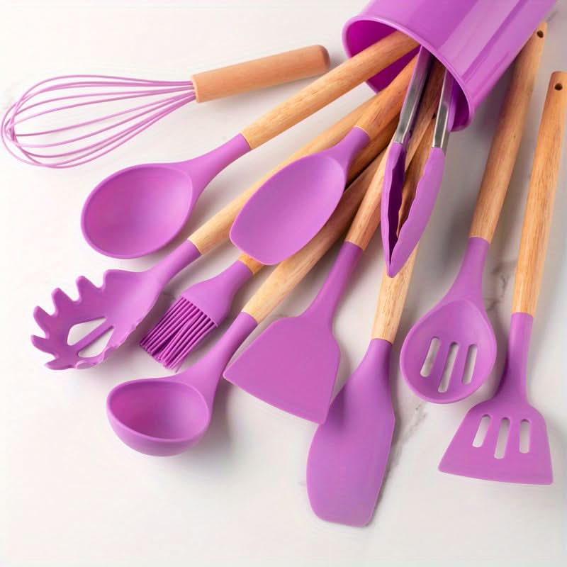 Silicone kitchen utensil set - Heat-resistant & stylish for every kitchen - Image 10