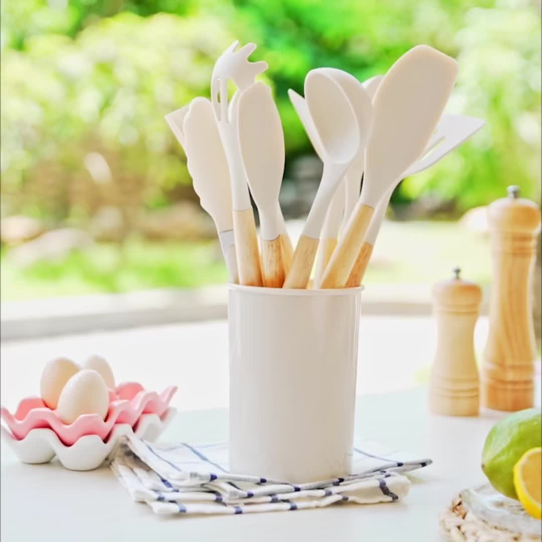 Silicone kitchen utensil set - Heat-resistant & stylish for every kitchen - Image 4