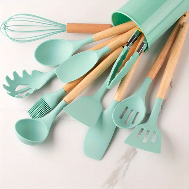 Silicone kitchen utensil set - Heat-resistant & stylish for every kitchen - Image 9