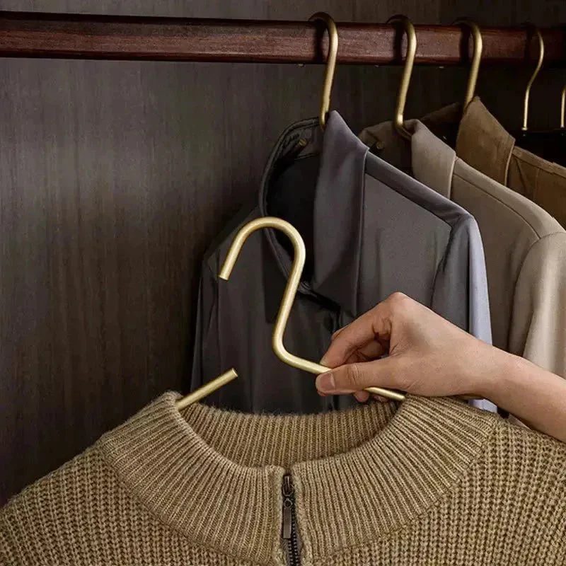 SILKGOLDEN – Elegant Gold/Silver Hanger Set for Neat & Space-Saving Home Wardrobes - Image 5