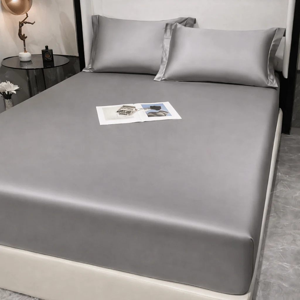 SILKLYRA – Elegant Fitted Sheet Made of Mulberry Silk with Deep Pocket - Image 12