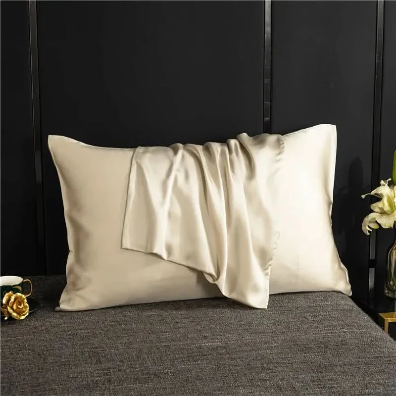 SilkNest Pillowcase – Luxurious, Easy-Care & Solid-Colored for Comfortable Sleep - Image 2