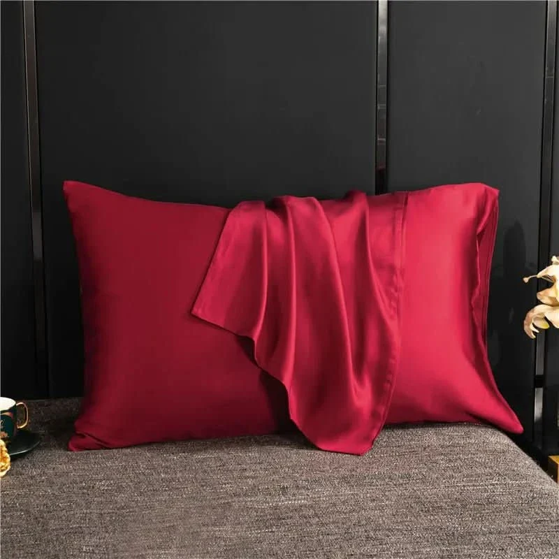 SilkNest Pillowcase – Luxurious, Easy-Care & Solid-Colored for Comfortable Sleep - Image 4