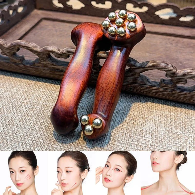 SILKSHI – Sandalwood Gua Sha Facial Lifting Massager - Image 4