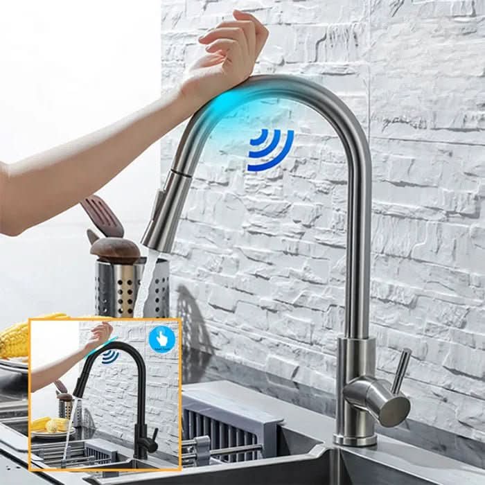 SILQUA – Smart Sensor Kitchen Faucet with Pull-Out Spout - Image 2