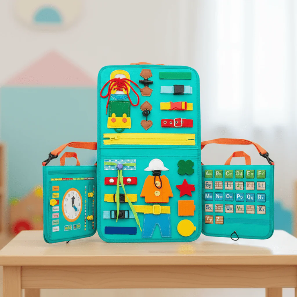 SKILLIPANEL – Montessori multi-skill board for coordination & motor development