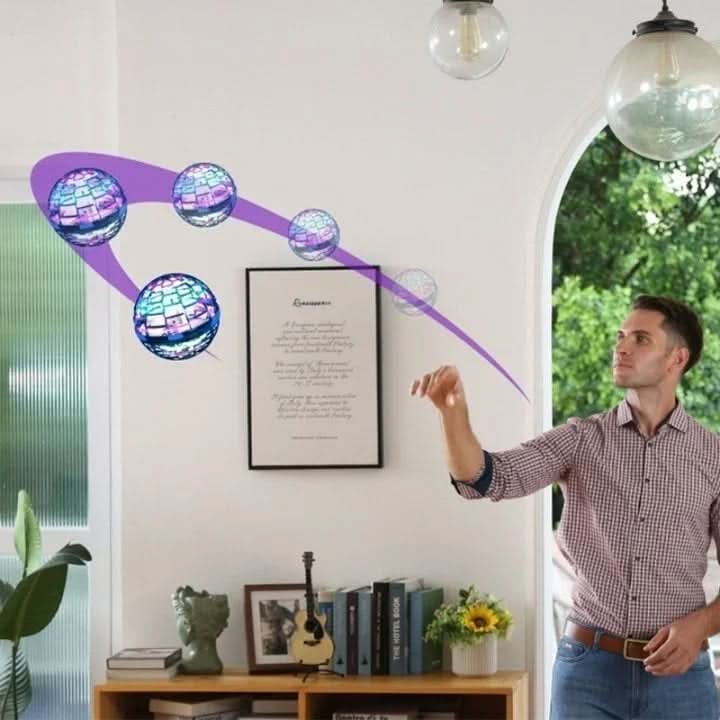 SkyGlide UFO Toy – Flying Drone Toy with Hand Control & Sensors (USB Rechargeable) - Image 3