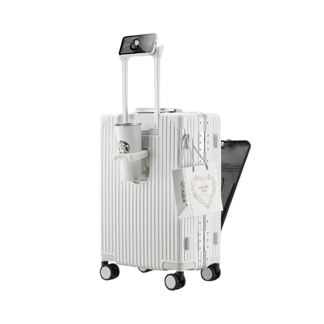 SkyLuxe Intelligent Travel Suitcase | App-controlled Luggage with Power Bank and TSA Lock for Modern Travelers - Image 2