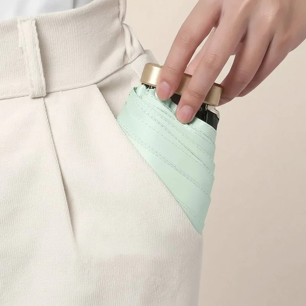 SKYPOCKET – Ultra-compact Mini Sunshade with UV and Rain Protection - Image 6