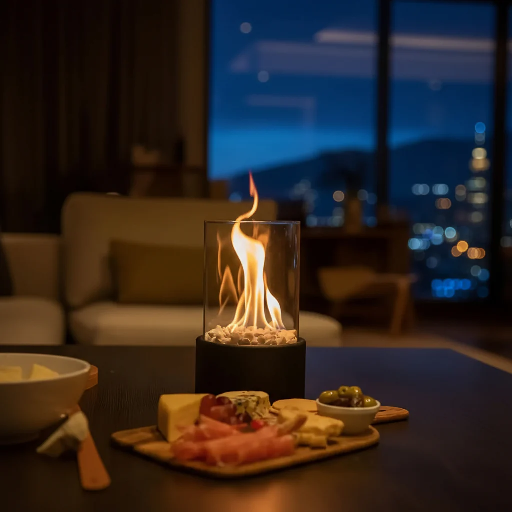 SleekFlame - Table fireplace without smoke for stylish indoor & outdoor use - Image 2