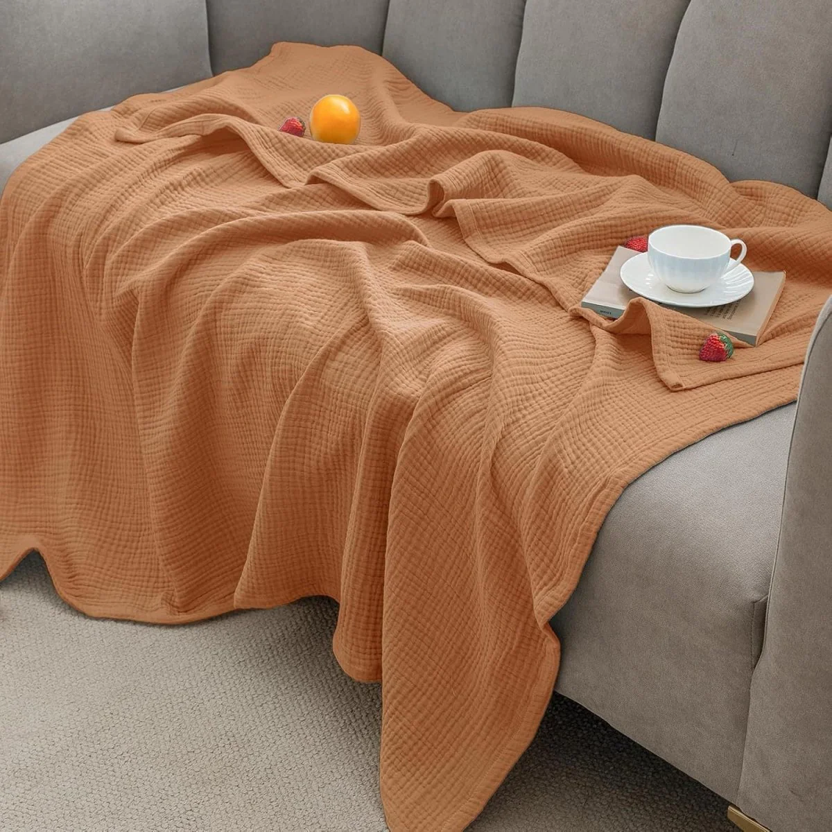 SLEEPBREEZE – Cooling Cotton Blanket for Airy, Comfortable Nights - Image 9