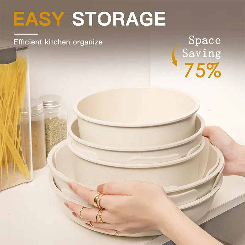 SLICKCERAM – 21-piece Nonstick Ceramic Cookware Set for Effortless Cooking - Image 3