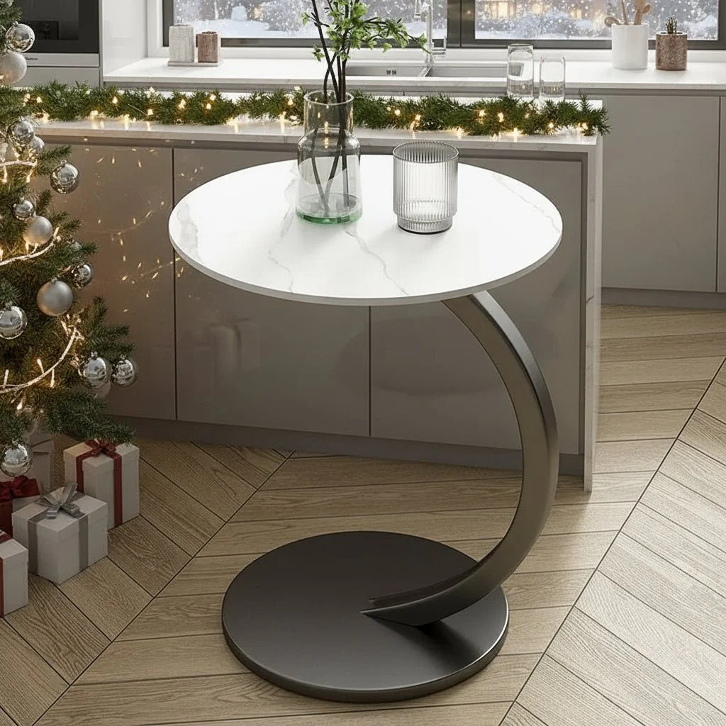 SMALLIX – Compact, reinforced round side table for modern living in small spaces - Image 7