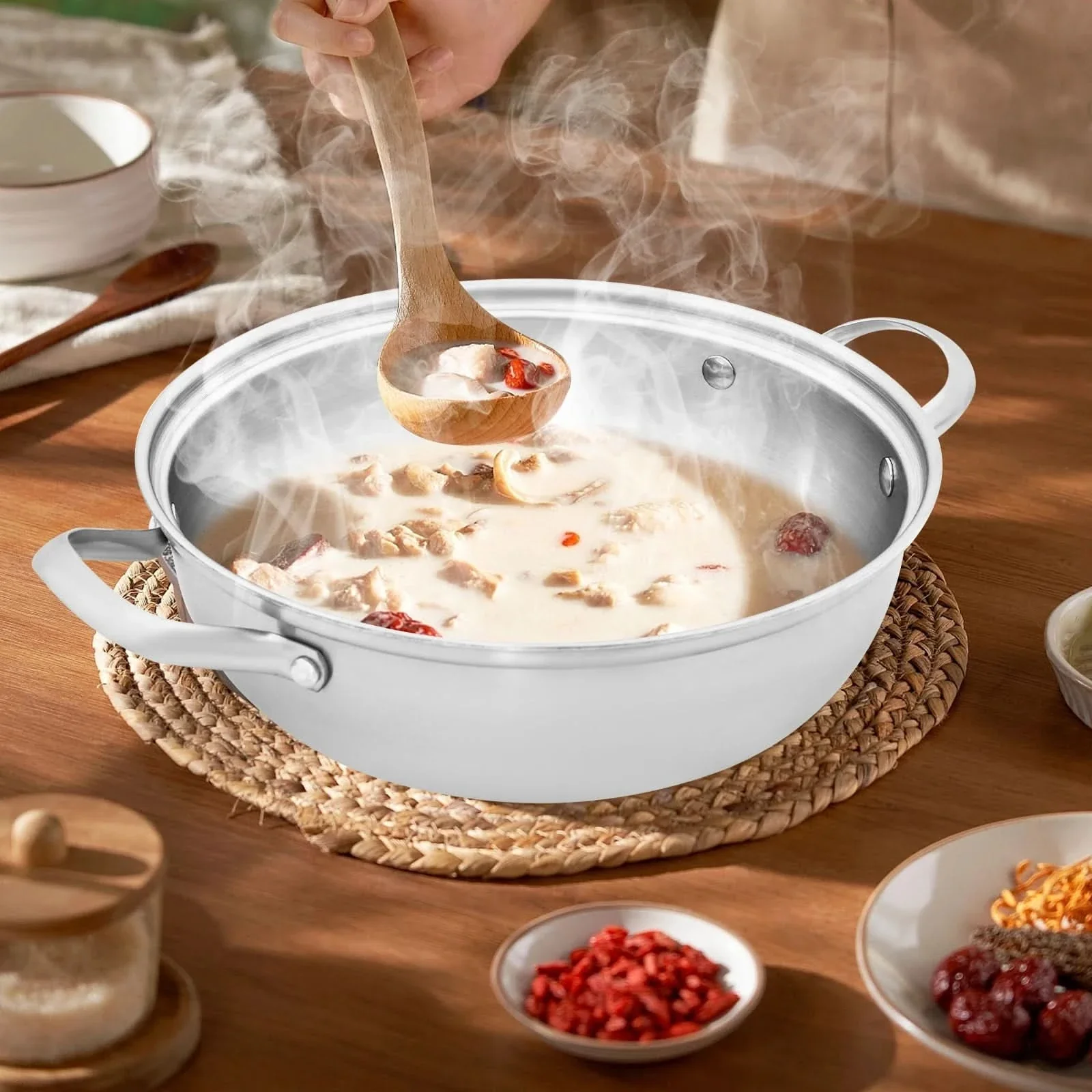 SmartBoil – Universal stainless steel cooking pot with lid for all types of stoves - Image 4