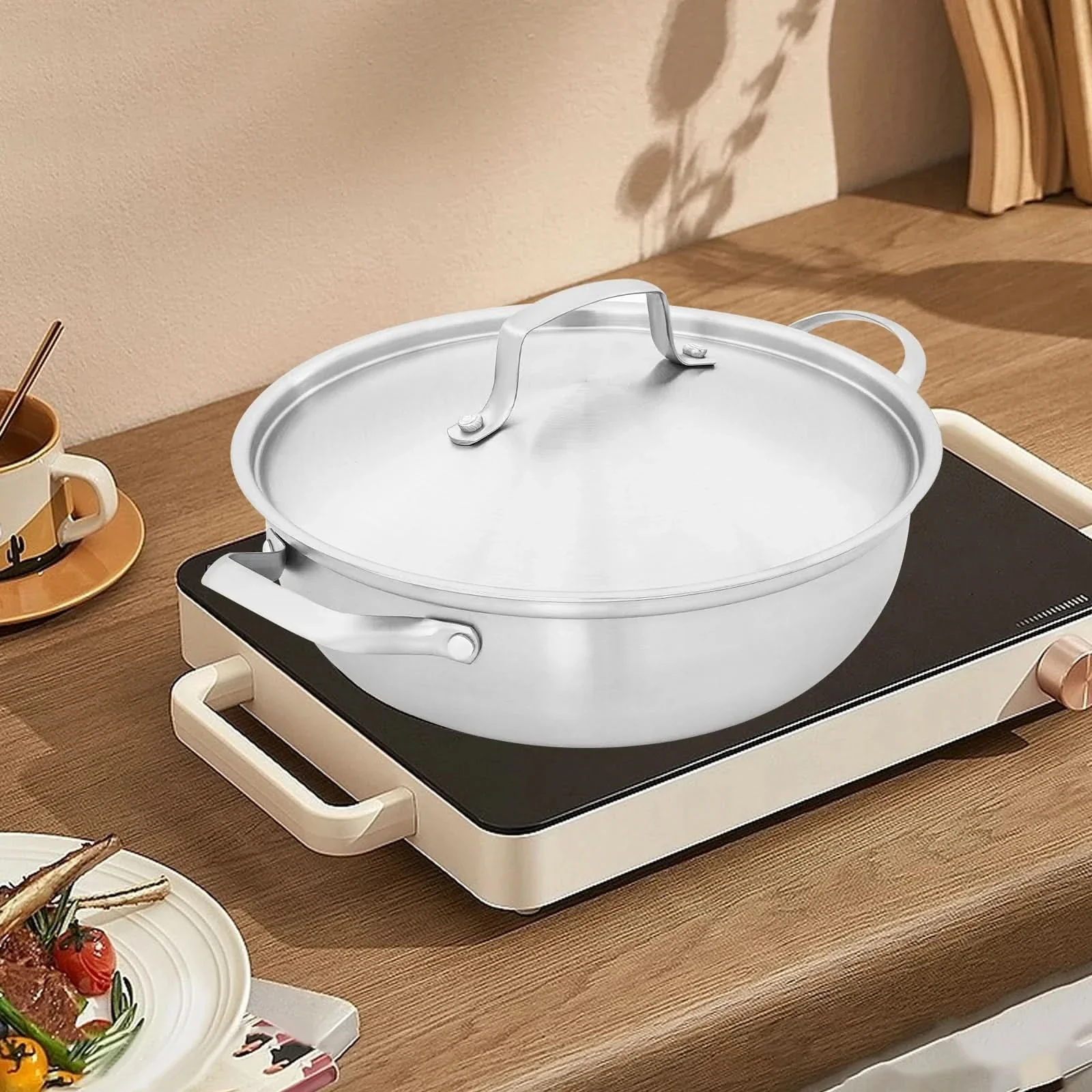 SmartBoil – Universal stainless steel cooking pot with lid for all types of stoves - Image 5