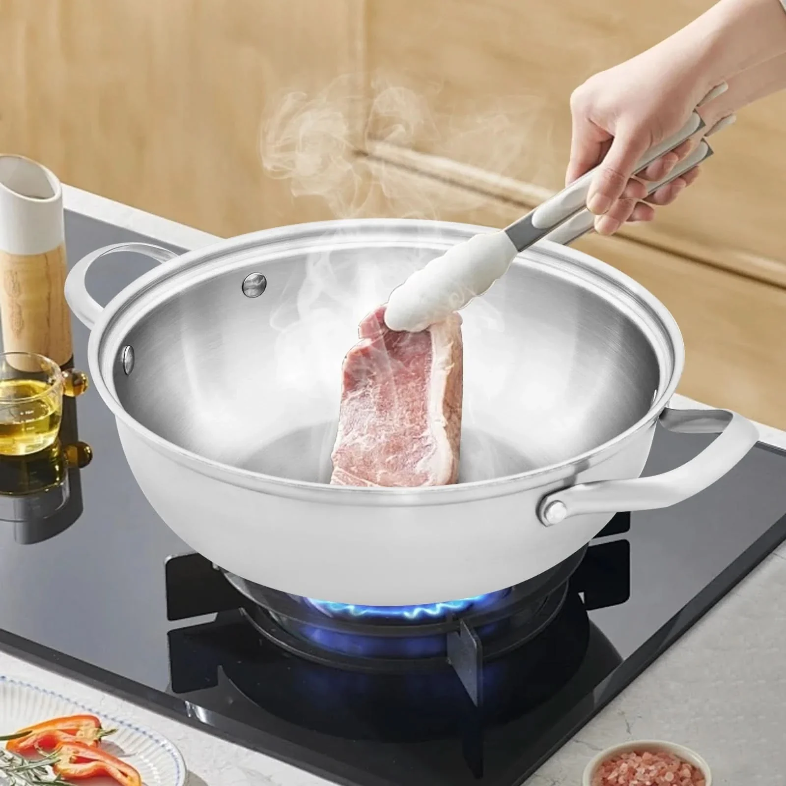 SmartBoil – Universal stainless steel cooking pot with lid for all types of stoves - Image 6