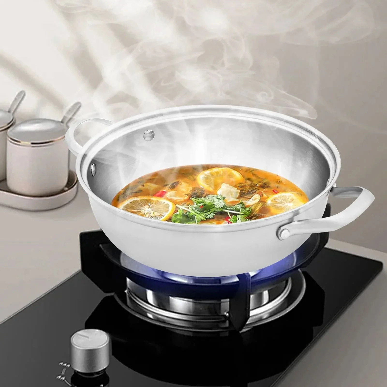 SmartBoil – Universal stainless steel cooking pot with lid for all types of stoves - Image 8