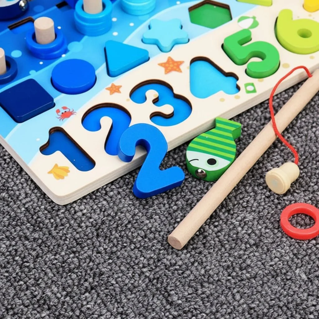 SMARTFISH – Educational Montessori Puzzle Board for Counting & Matching - Image 7