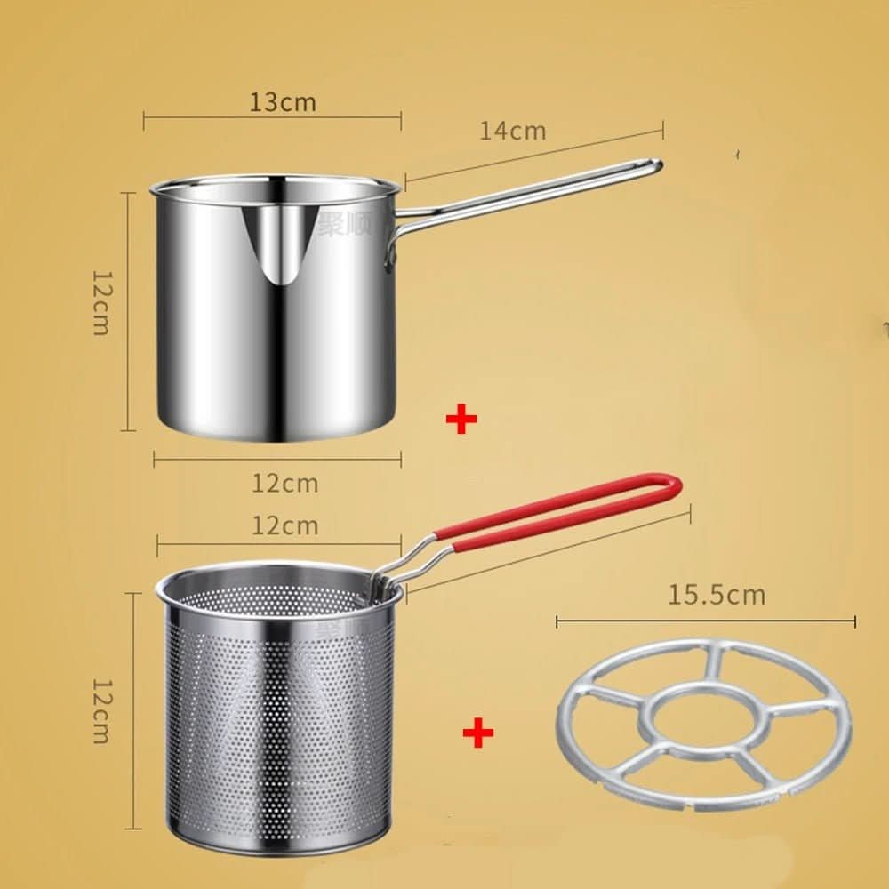 SmartFry Pot - Stainless steel deep fryer with anti-scald handle & oil-saving design - Image 10