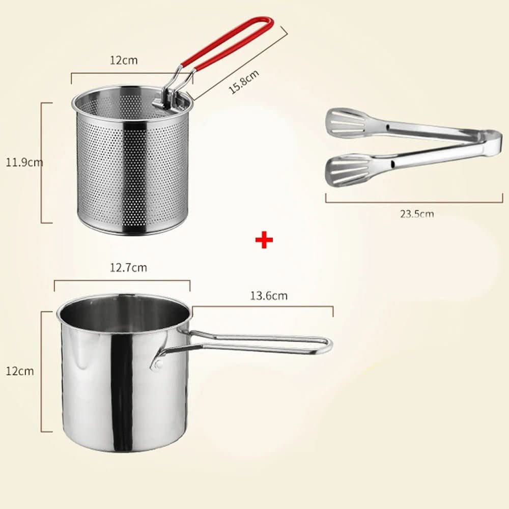 SmartFry Pot - Stainless steel deep fryer with anti-scald handle & oil-saving design - Image 11