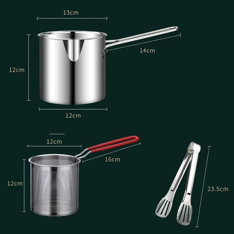 SmartFry Pot - Stainless steel deep fryer with anti-scald handle & oil-saving design - Image 8