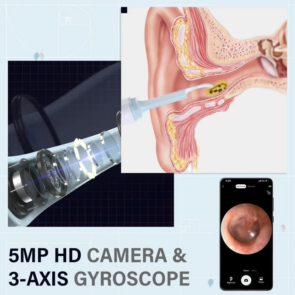 SmartView Mini WiFi Endoscope – 1080P Inspection Camera with 6 LED - Image 7