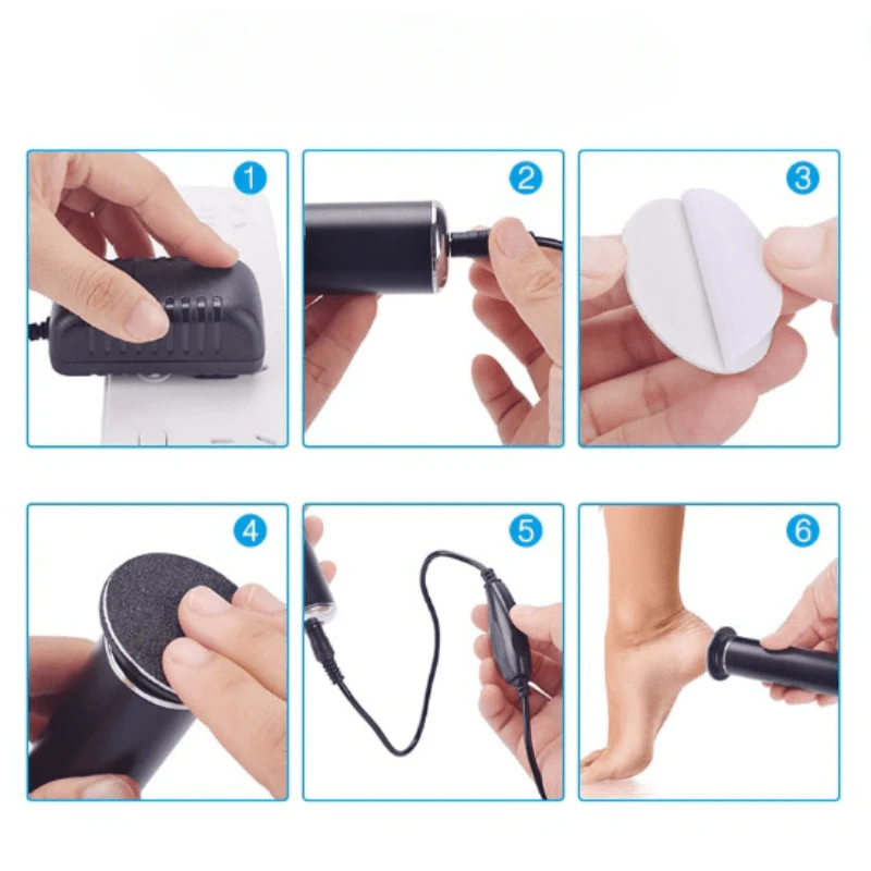 Smoothfeet - Electric pedicure file for gentle & effective foot care - Image 8