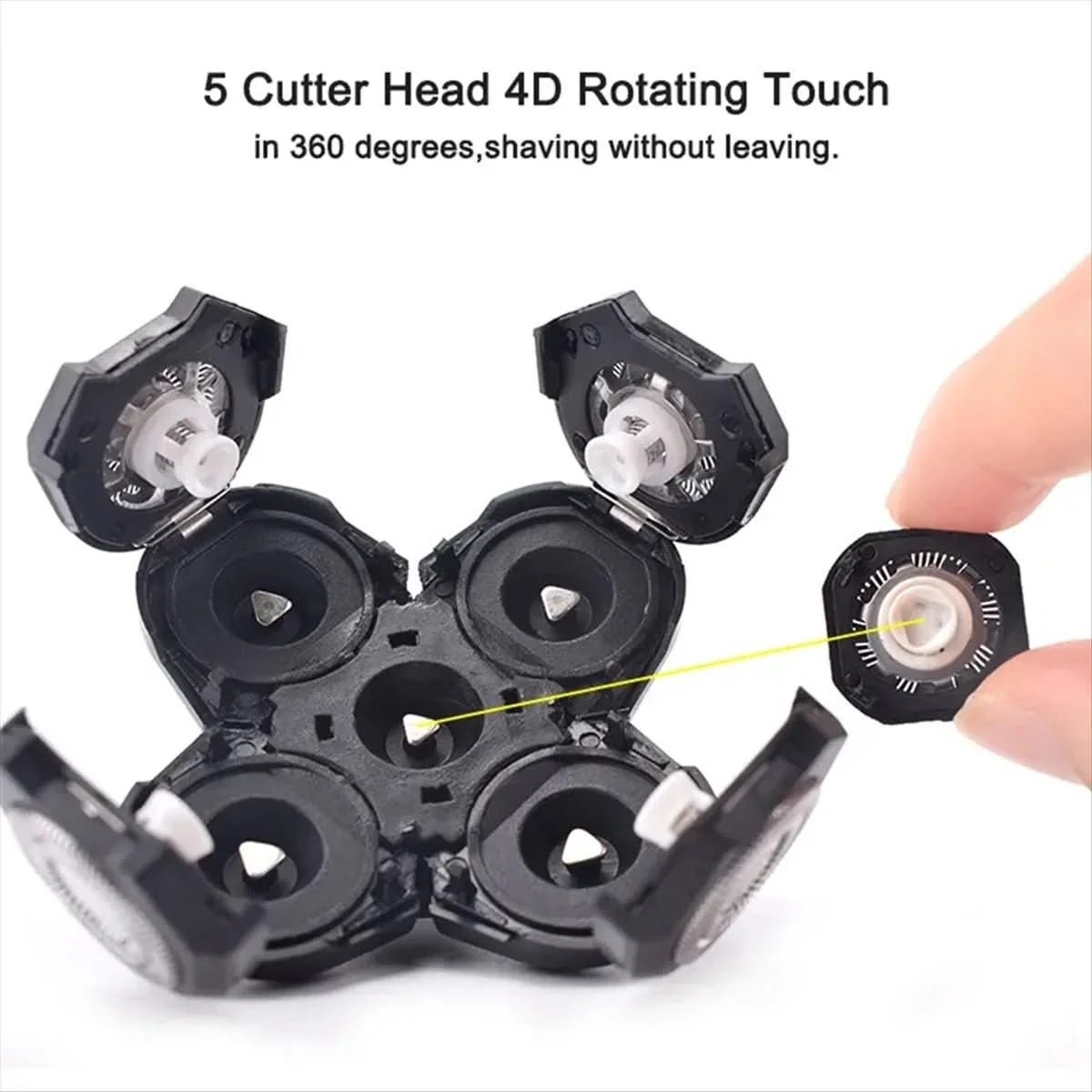 SmoothTrim - 5-in-1 trimmer with floating shaving heads & accessories - Image 7
