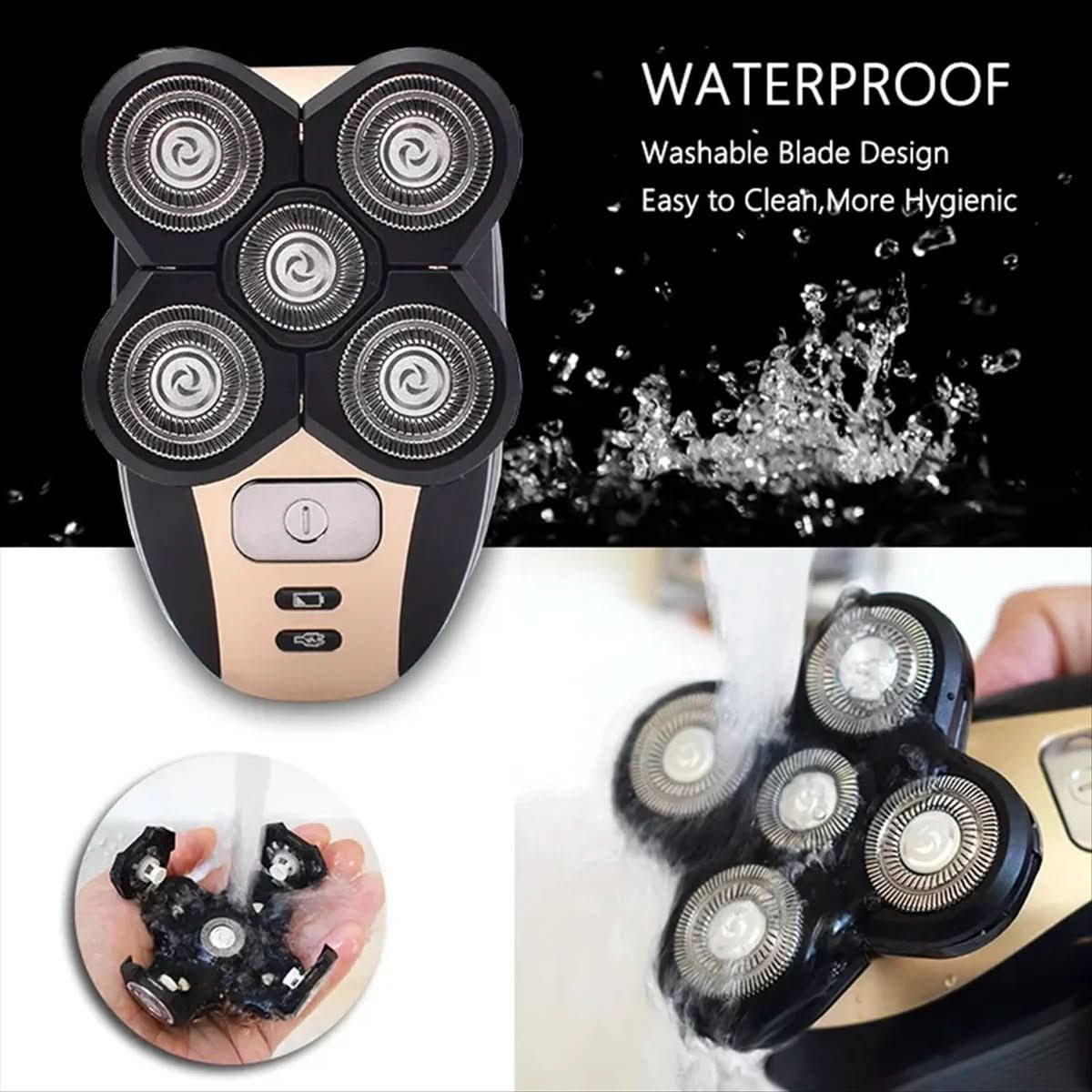 SmoothTrim - 5-in-1 trimmer with floating shaving heads & accessories - Image 9