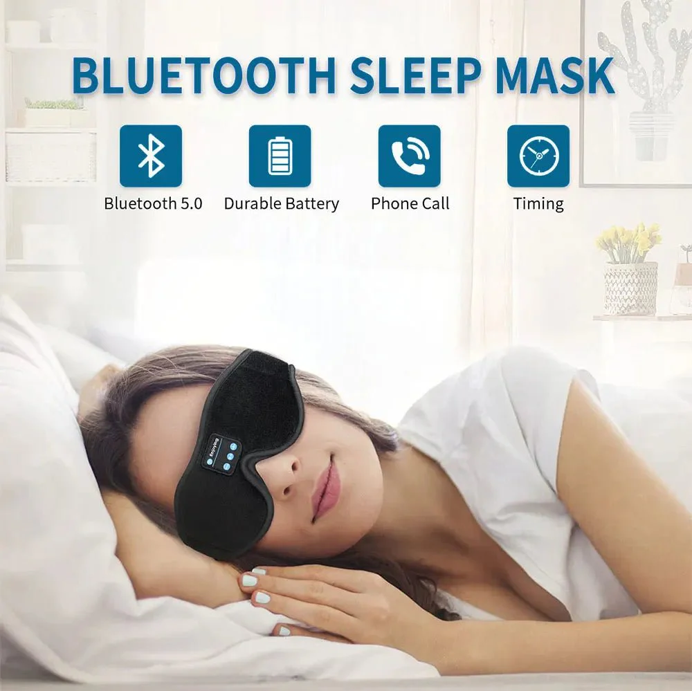 SNOOZEBEAT – Bluetooth Sleep Mask with Music & 3D Comfort Design - Image 17
