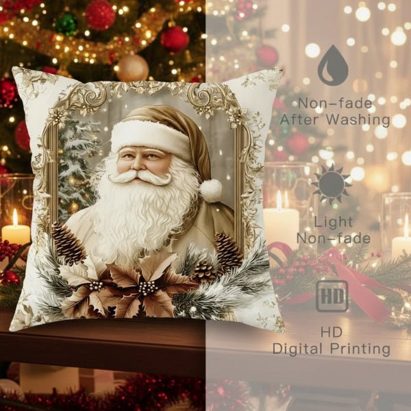 SNOWBOW – Festive velvet cushion covers with vintage Christmas motifs - Image 6