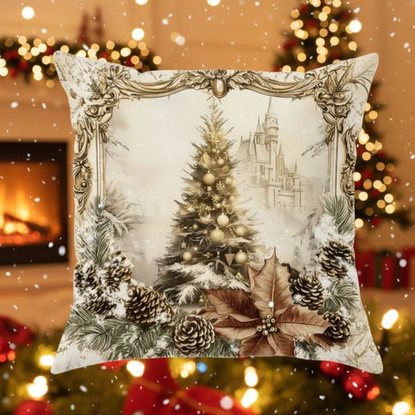 SNOWBOW – Festive velvet cushion covers with vintage Christmas motifs - Image 8
