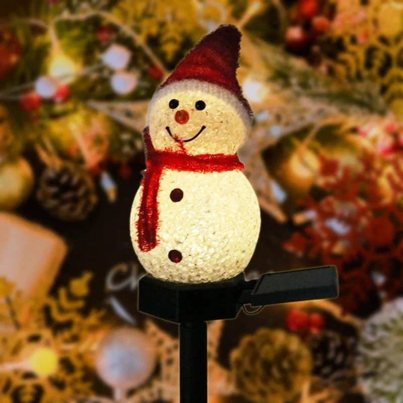 SNOWFLARE – Snowman Solar Lights for Playful Winter and Christmas Outdoor Decoration