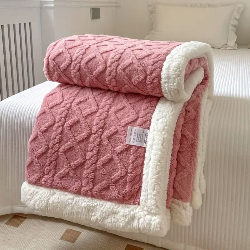 Snuggle Sherpa Blanket – Soft Reversible Fleece Blanket for Year-Round Comfort - Image 8