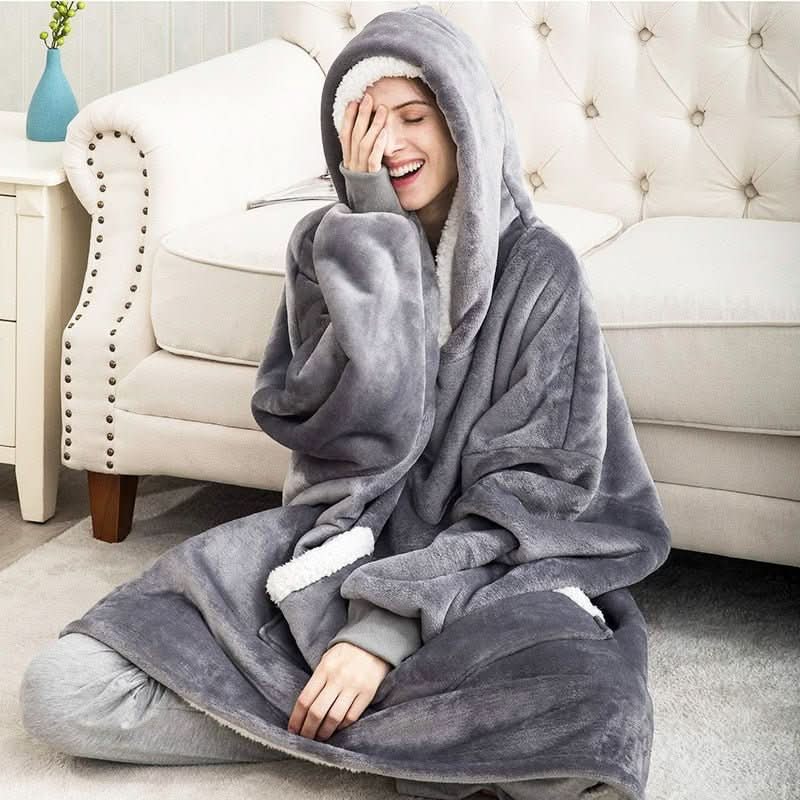 SNUGGOVA – Fleece Hoodie Blanket for Ultimate Comfort - Image 3
