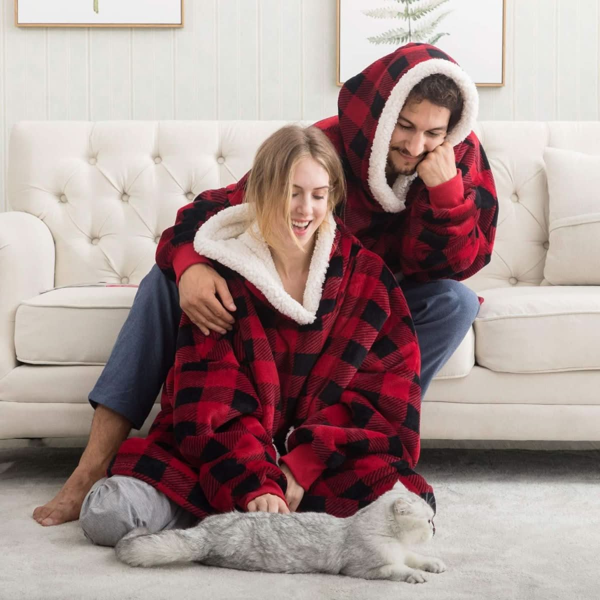 SNUGGOVA – Fleece Hoodie Blanket for Ultimate Comfort - Image 4