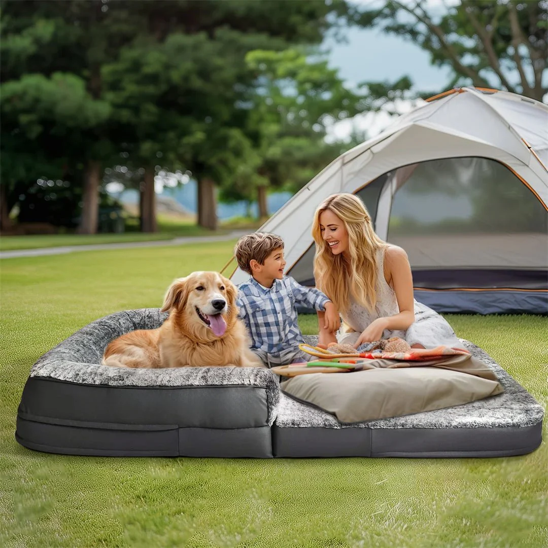 SNUGISLAND – huge 180-cm dog bed for pets and their owners - Image 4