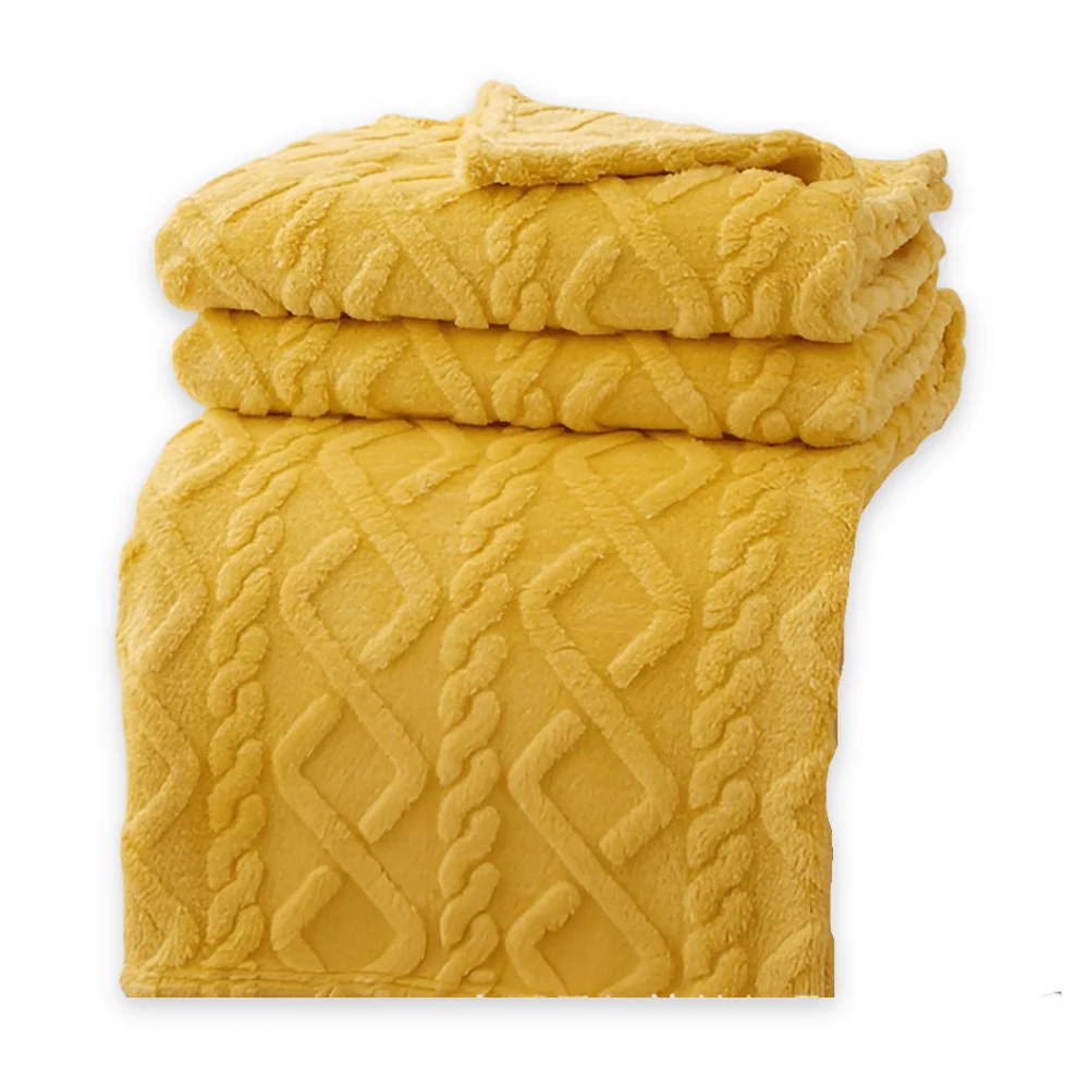 SNUGLAYERS – Double-layer fleece blanket with modern geometric design - Image 17