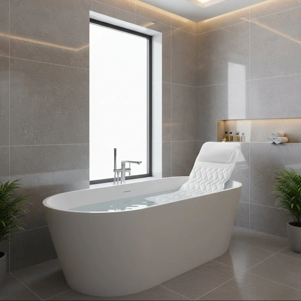 SOAKLUXE – Ergonomic Full-Body Bathtub Pillow for Comfort - Image 2