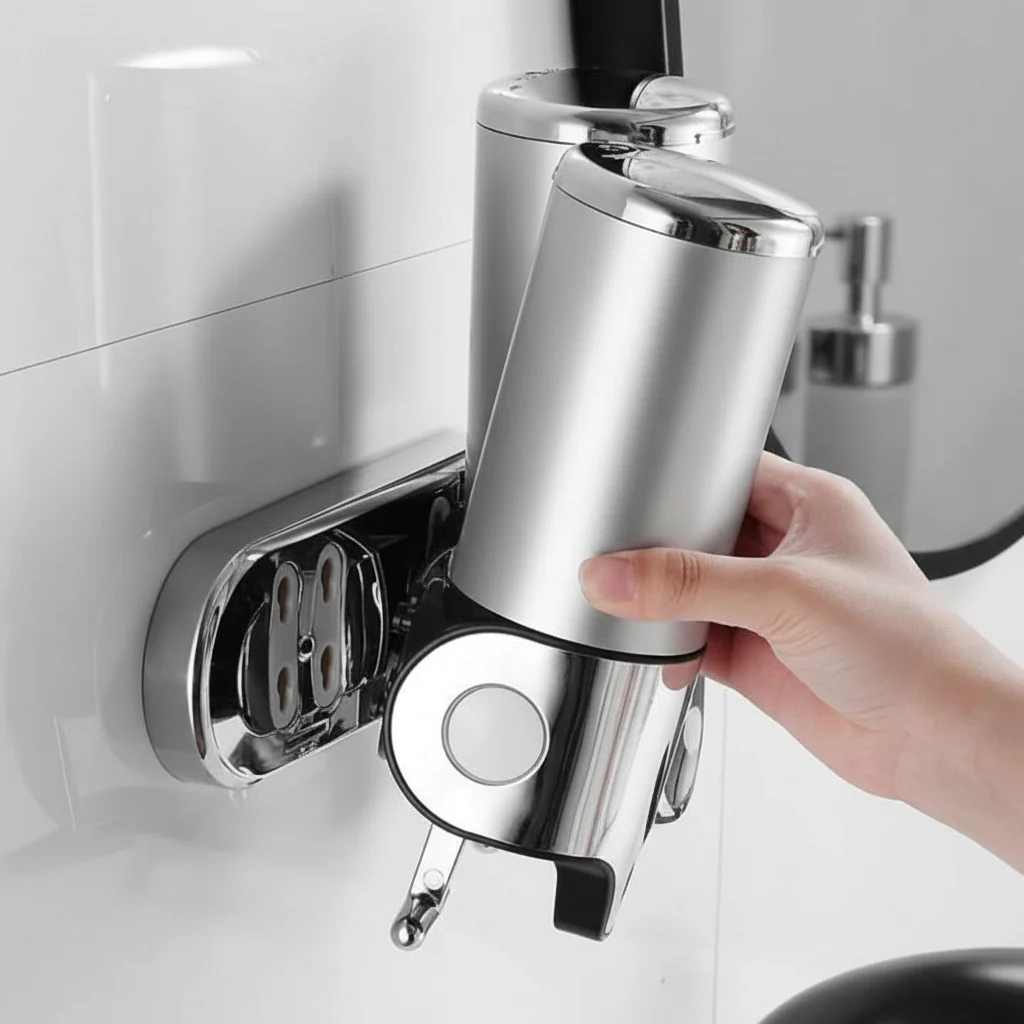 SOAPFORT – High-quality wall-mounted soap dispenser with elegant stainless steel design