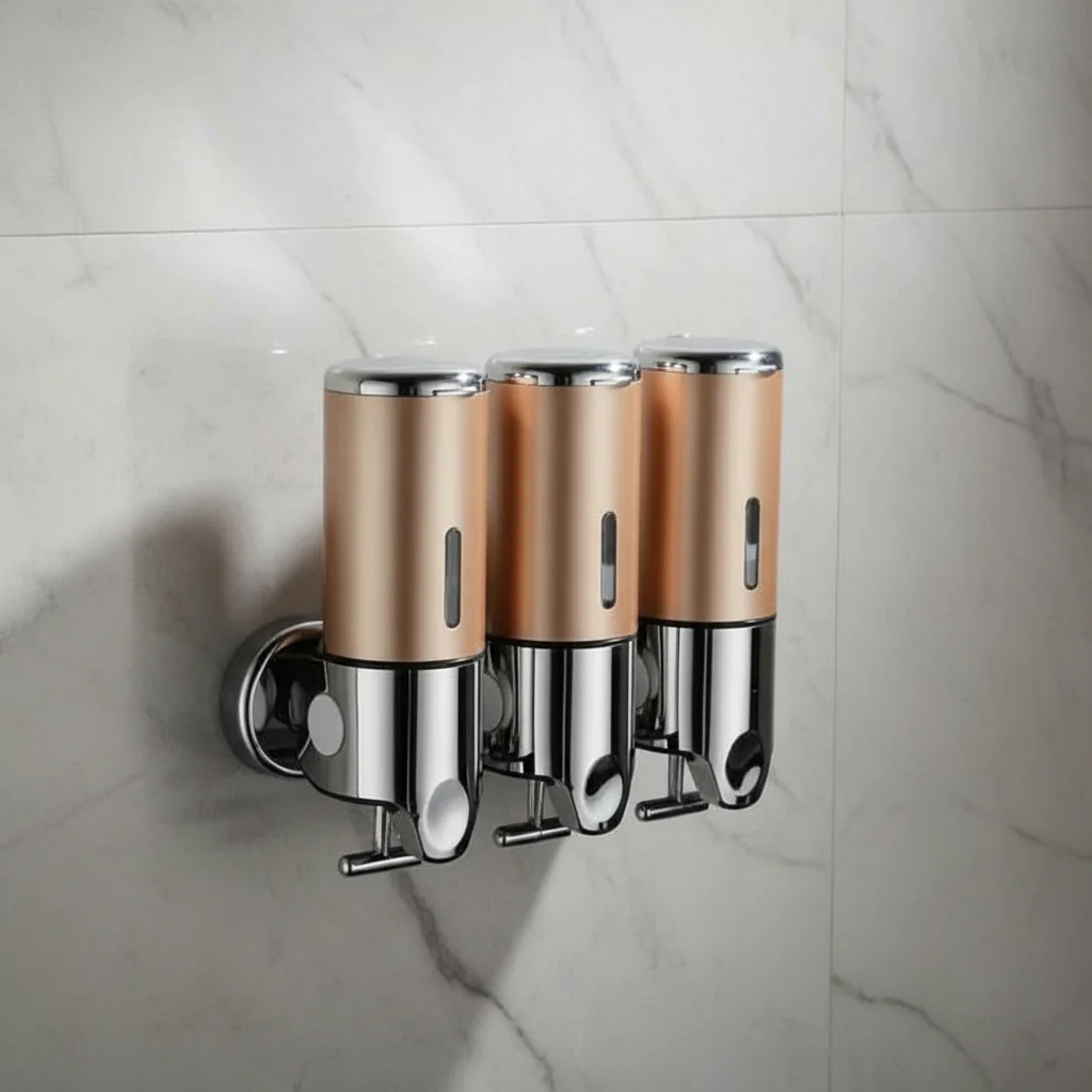 SOAPFORT – High-quality wall-mounted soap dispenser with elegant stainless steel design - Image 17