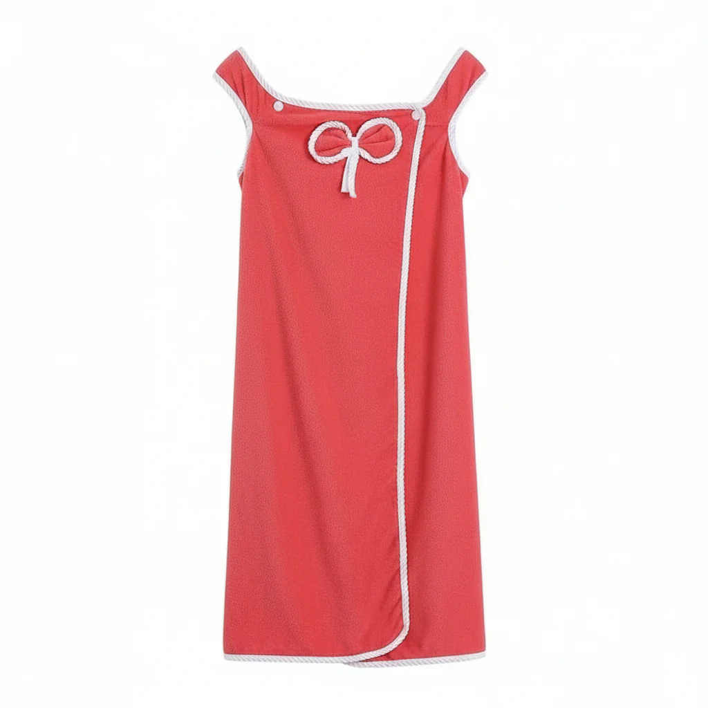 Soft Coral Fleece Women's Bathrobe - Soft & breathable for ultimate comfort - Image 7