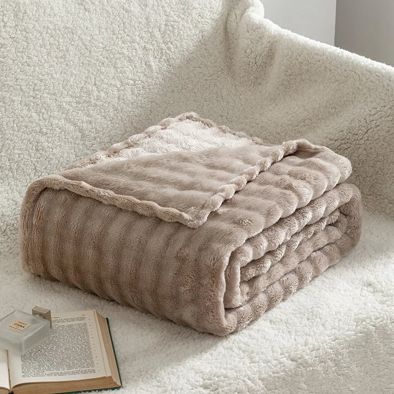 SOFTDIM – Cozy 3D Bubble Plush Blanket for All Seasons - Image 11