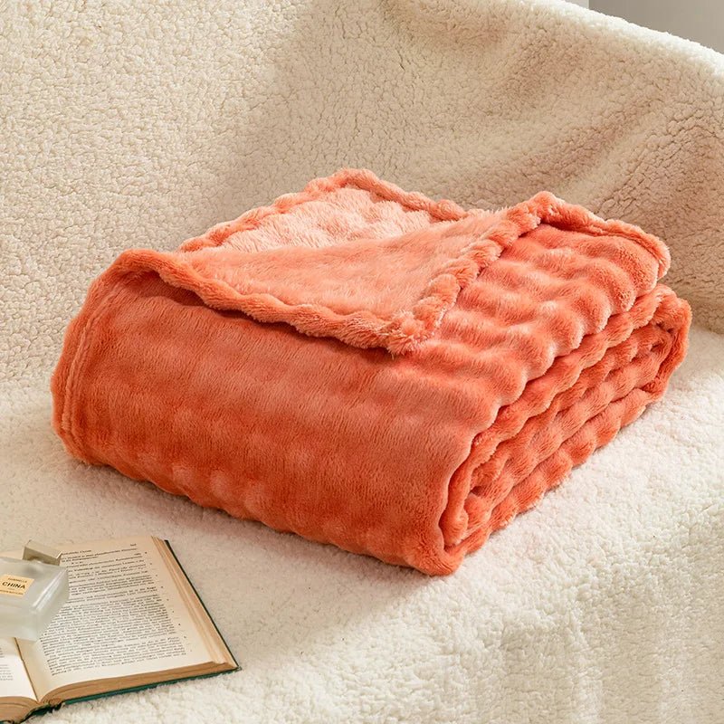 SOFTDIM – Cozy 3D Bubble Plush Blanket for All Seasons - Image 9