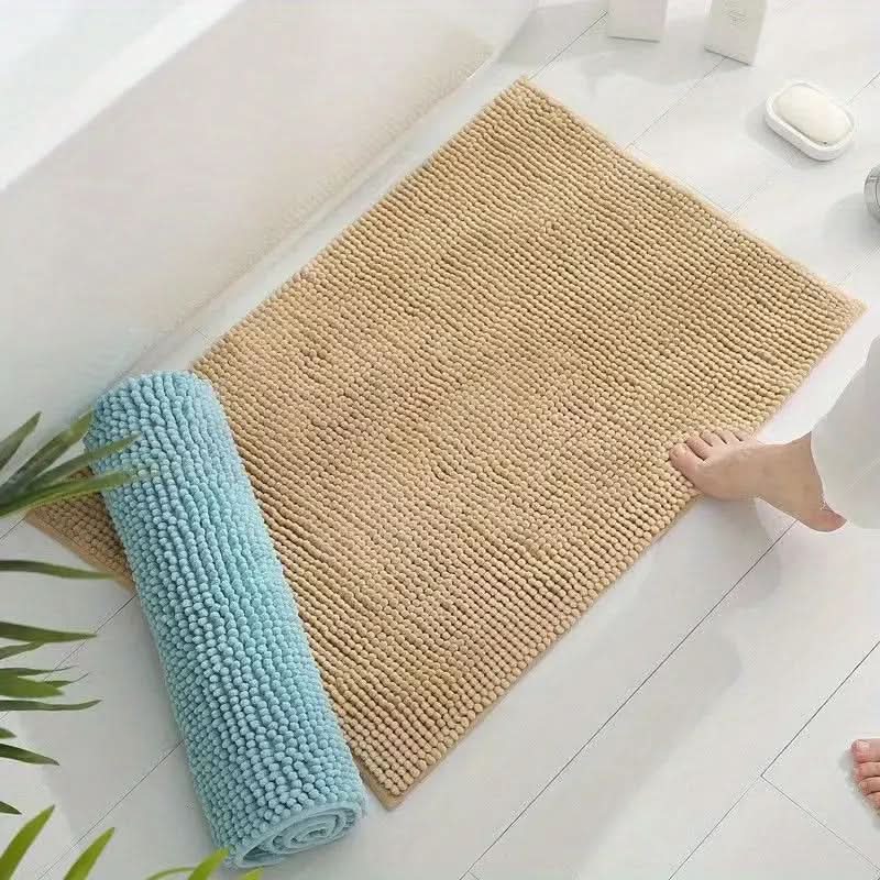 SOFTDRY COMFORT – Chenille Bath Mat with Non-Slip Backing - Image 4