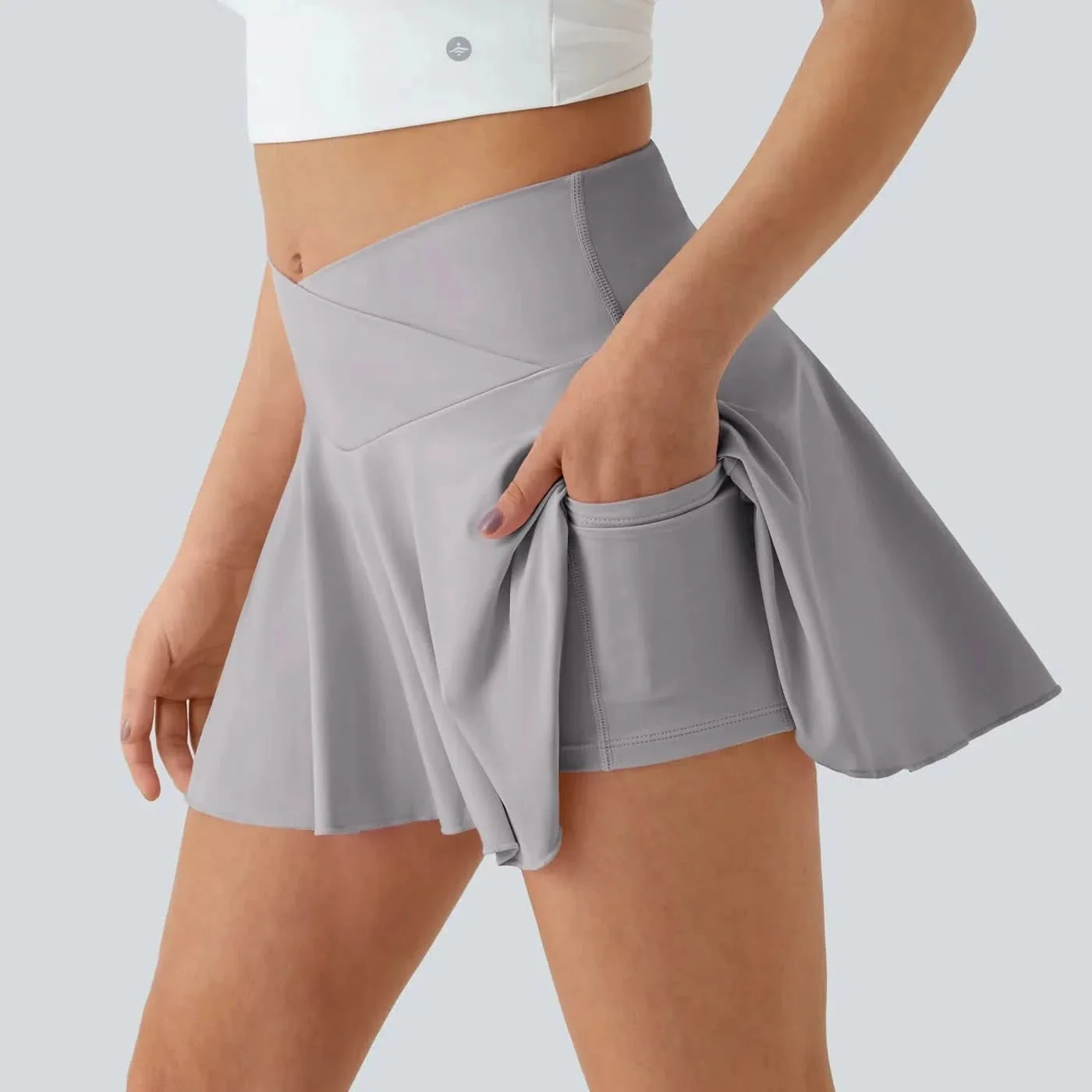 SOFTLYZERO - Airy tennis skirt with integrated shorts & UPF50+ protection - Image 7