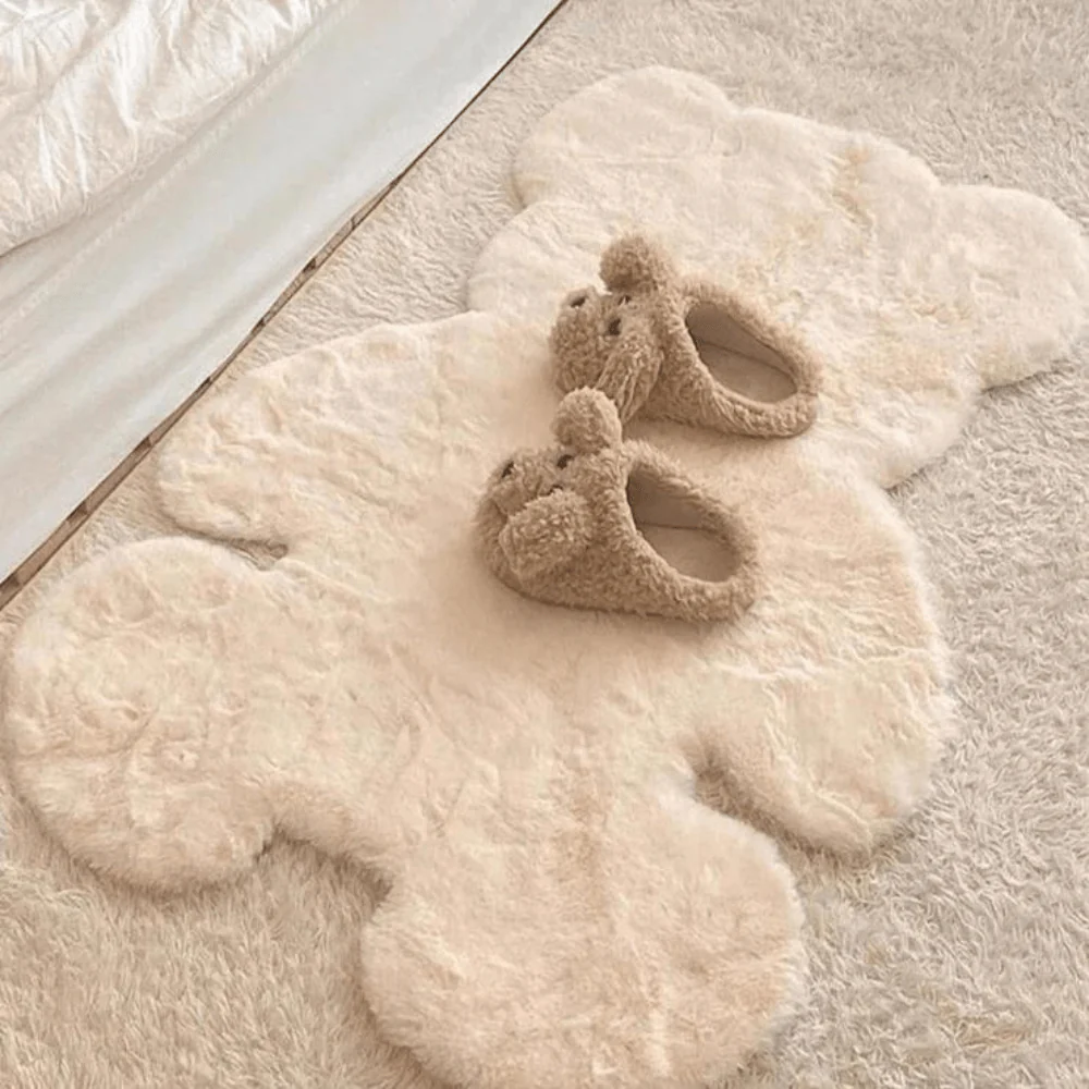 SOFTRUGGO – Plush Cartoon Floor Mat for Bedroom Comfort - Image 3