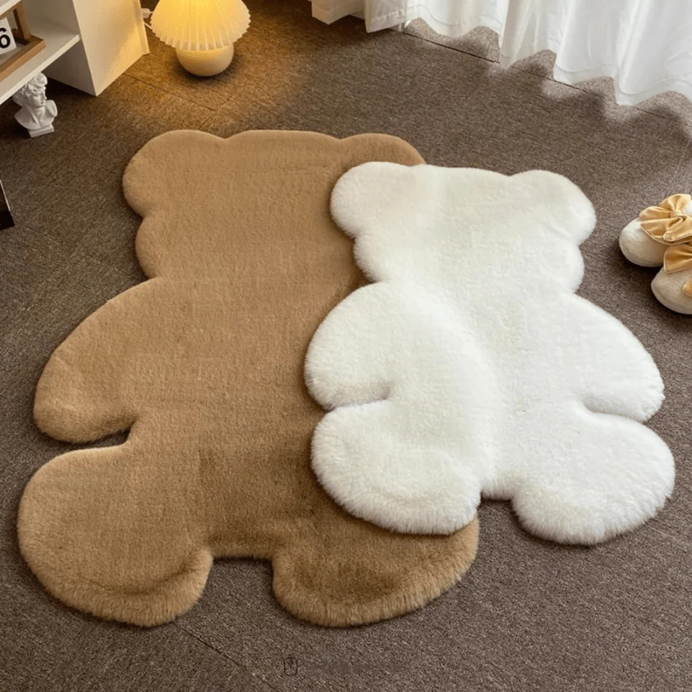 SOFTRUGGO – Plush Cartoon Floor Mat for Bedroom Comfort - Image 5