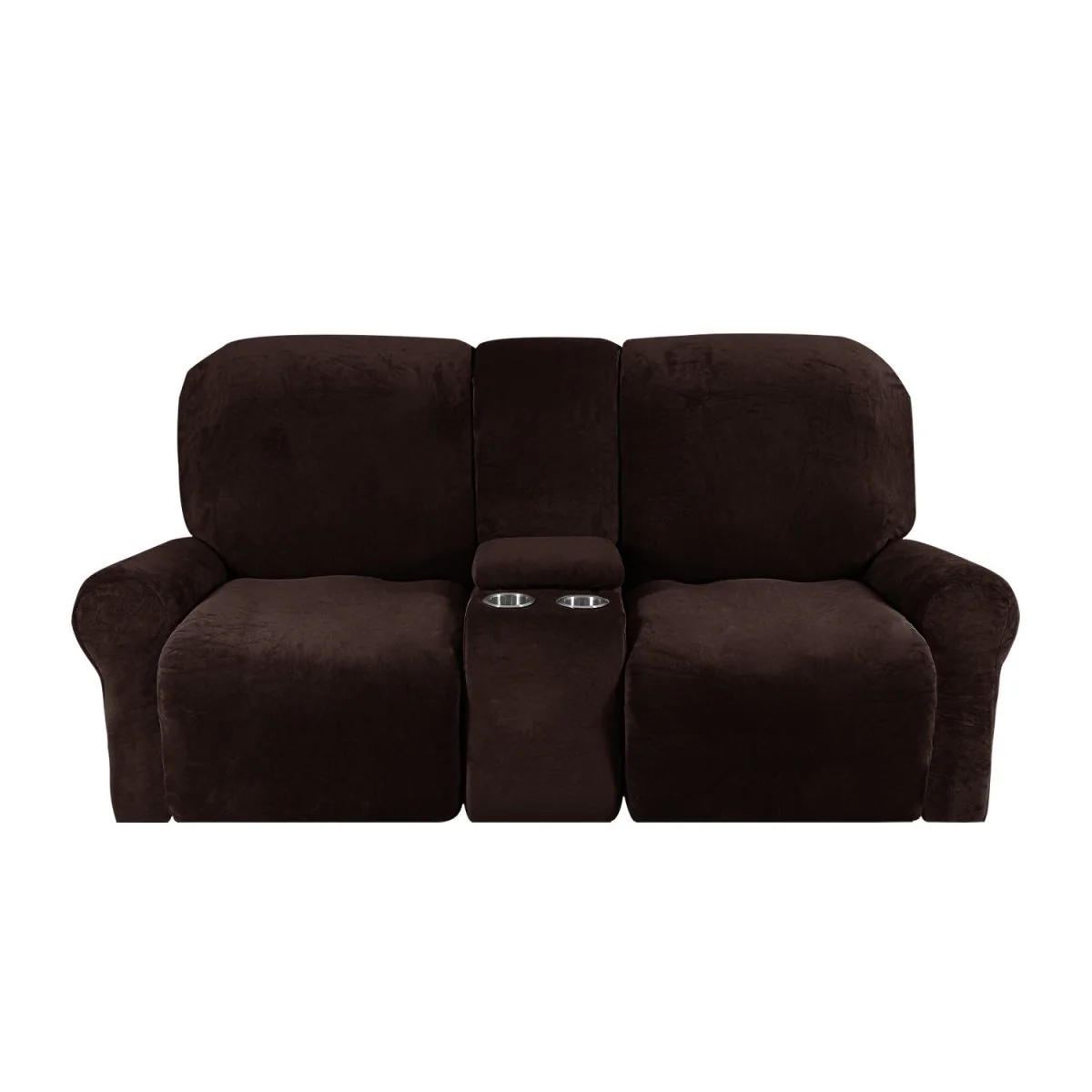 SOFTSEAT – 2-seater recliner cover with cup holders, thick & durable - Image 9