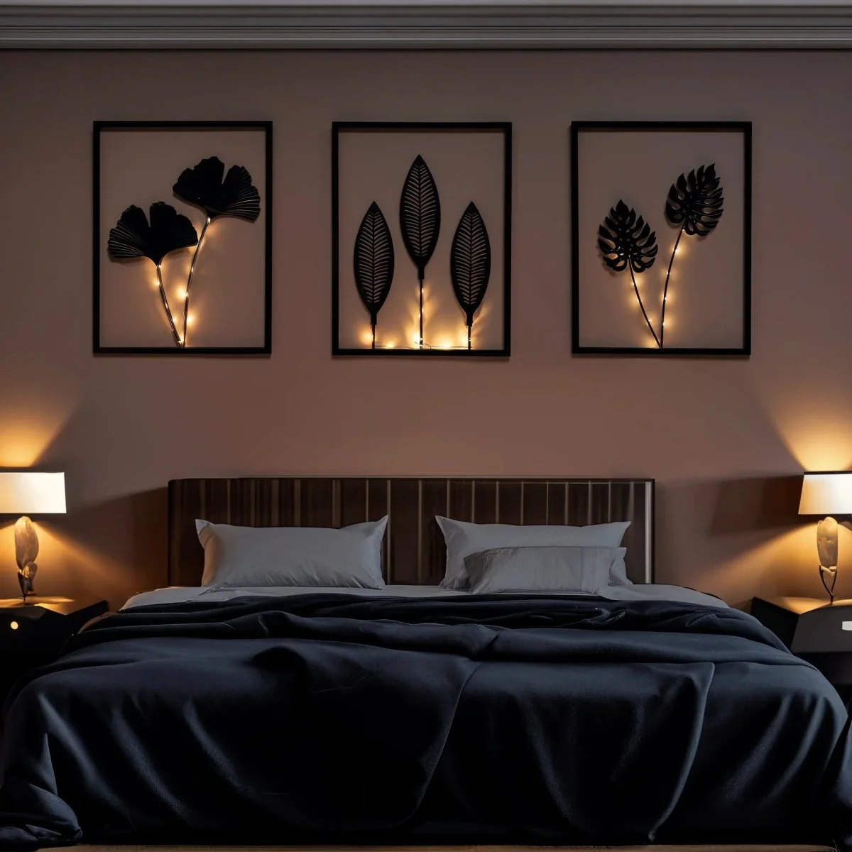 SOFTSPARK – Color-changing LED frame lamp set for atmospheric interior decoration
